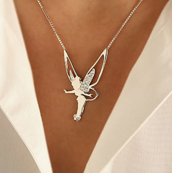 Fairy Necklace in Gold and Silver