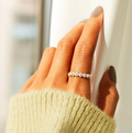 Silver Floral Ring