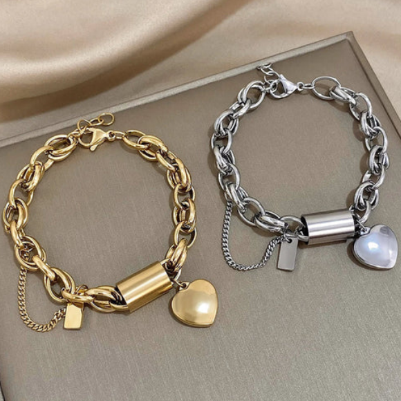 Heartened Chunky Bracelet