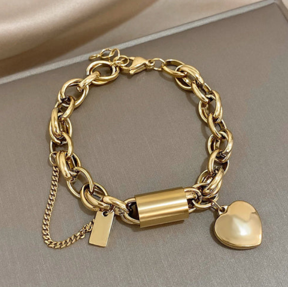 Heartened Chunky Bracelet