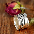 Vintage Silver Flower Ring