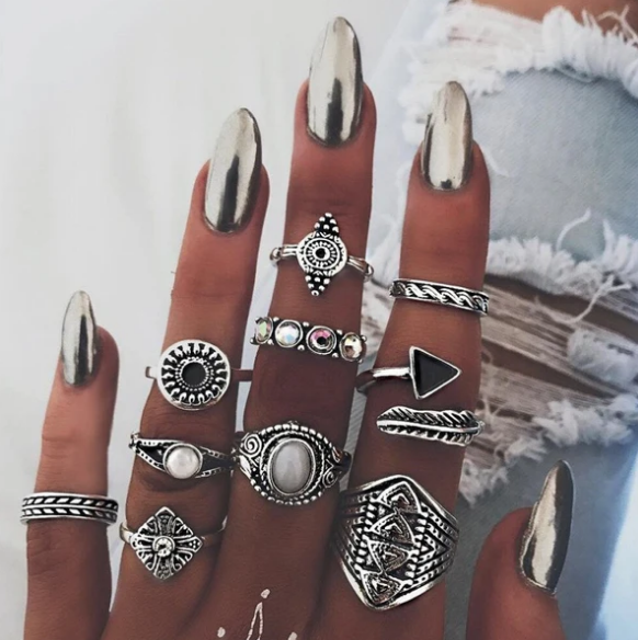 Unique Premium Pack of 8 to 12 Rings