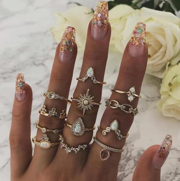 Unique Premium Pack of 8 to 12 Rings