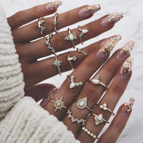 Unique Premium Pack of 8 to 12 Rings