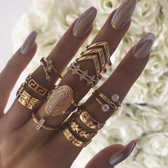 Unique Premium Pack of 8 to 12 Rings