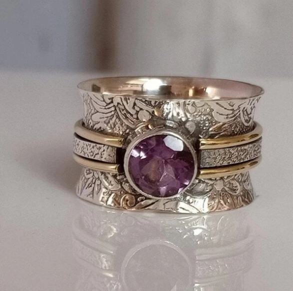 Bohemian Crystal Meditation Ring
