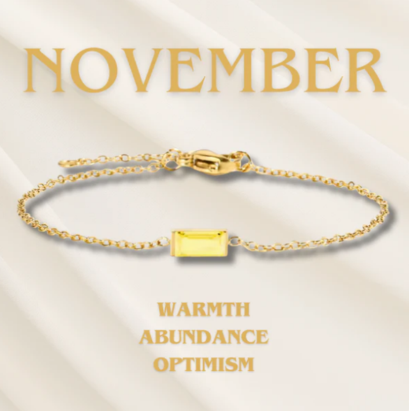 Heartline Birthstone Bracelet