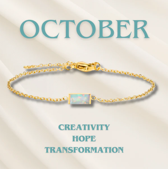 Heartline Birthstone Bracelet