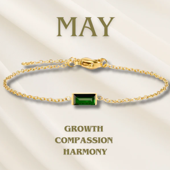 Heartline Birthstone Bracelet