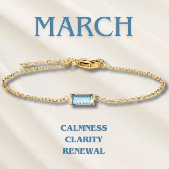 Heartline Birthstone Bracelet