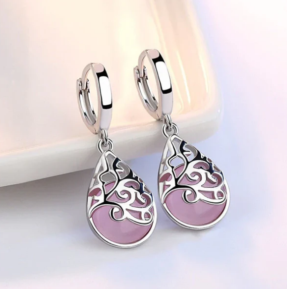 Silver Tree of Life Earrings