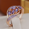 Elegant purple ring