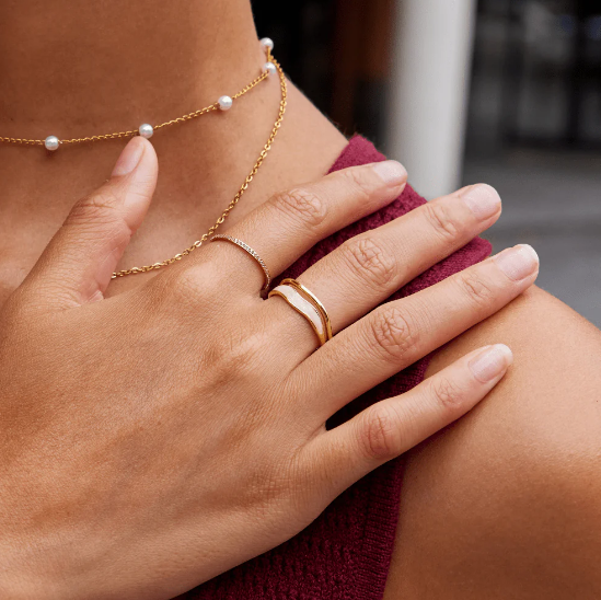 Gold Sculptural Wrap Ring