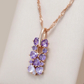 Elegant violet necklace
