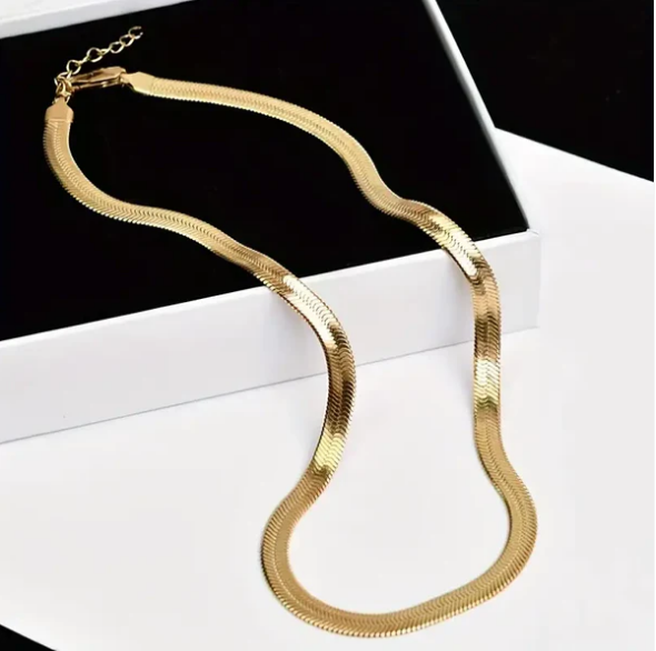 Stainless Steel 5mm Blade Cuban Chain Necklace